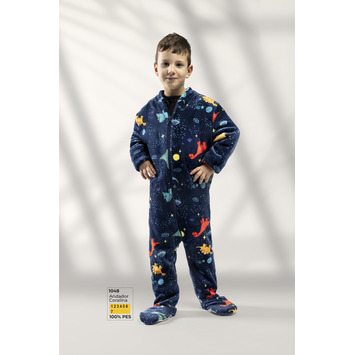 Pijama manta dinosaurios LIN Marino