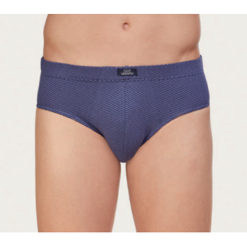 Slip hombre algodón cerrado  SET Azul