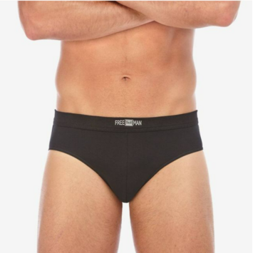 Slip hombre algodón liso cerrado SET Gris