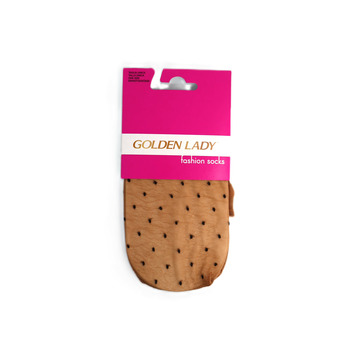 Tobillero mujer puntitos 2 pares GOLDEN LADY Piel