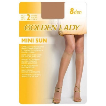 Mini media verano licra 8 den GOLDEN LADY Sahara