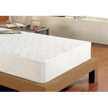 Protector colchón ajustable acolchado impermeable D.N. MODA HOGAR Blanco
