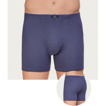 Boxer hombre algodón cerrado dibujos SET Gris