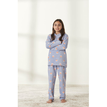 Pijama niña coralina BELTY Celeste