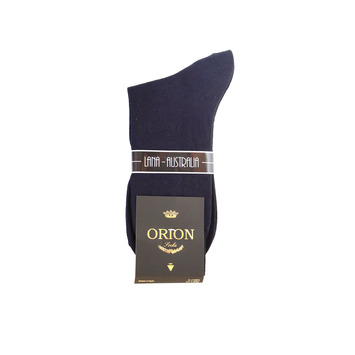 Calcetín hombre lana pequeños ORION Marrón