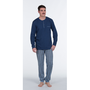 Pijama hombre tapeta EMENETÉ Azul