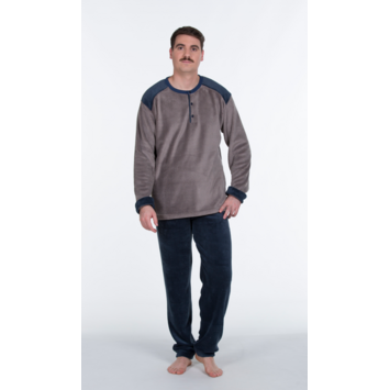 Pijama hombre coralina tapeta EMENETÉ Azul/Gris