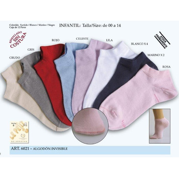 Calcetín infantil invisible algodón LE PETIT