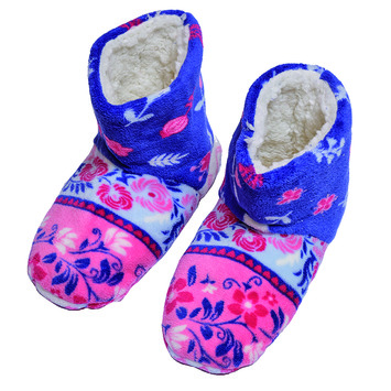 Zapatilla mujer tipo bota antideslizantes Mushler Azul