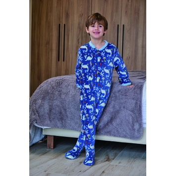 Pelele manta dinosaurios Mushler Azul