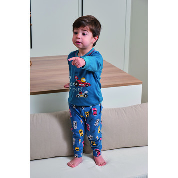 Pijama niño infantil puño coches Mushler Verde