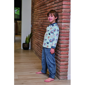 Pijama infantil niño coralina puño Mushler Verde
