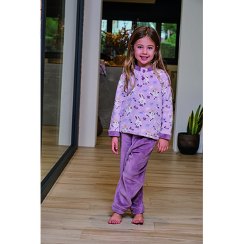 Pijama niña coralina conejito Mushler Rosa