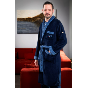 Bata hombre cruzar PRIVATA Marino