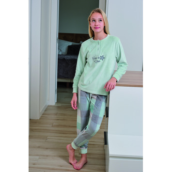 Pijama niña coralina estrella Mushler Verde agua
