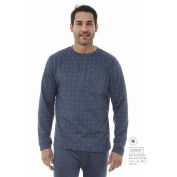 Pijama hombre tapeta FINDEL Marino