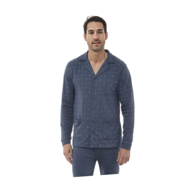 Pijama hombre abierto todo FINDEL Azul