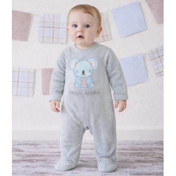 Pijama niño entero algodón koala Mushler Verde