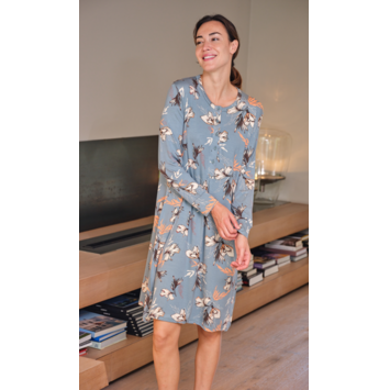 Camisón mujer manga larga viscosa Mushler Verde crudo
