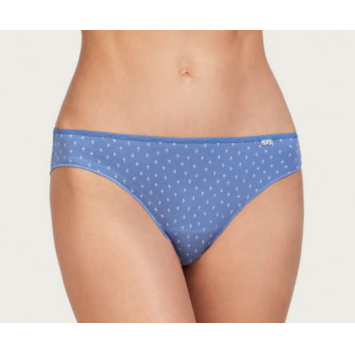 Bikini mujer algodón dibujos AVET Azul