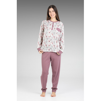 Pijama mujer invierno PETTRUS Morado