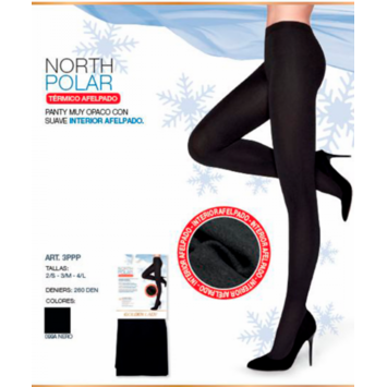 Media panty polar GOLDEN LADY Negro