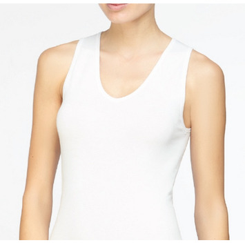 Camiseta tirante sin mangas Avet Blanco