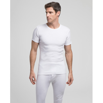 Camiseta caballero manga corta termal abanderado Blanco
