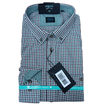 Camisa hombre viella cuadros DAVÓ Verde