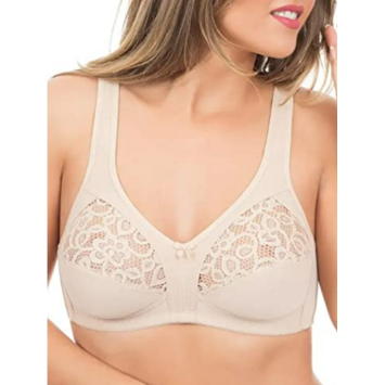 Sujetador mujer encaje NATURANA Beige