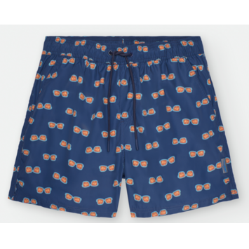 Bañador hombre tela gafas Waterlemon Azulón