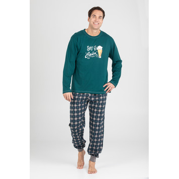 Pijama hombre SOY LA CAÑA PETTRUS Verde