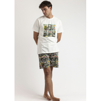 Pijama hombre corto algodón star wars Aznar Innova Cava