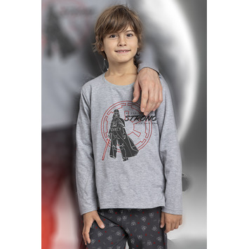 Pijama niño algodón DARTH VADER Aznar Innova Gris