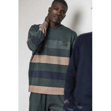 Pijama hombre algodón bolsillo pantalón Aznar Innova Verde