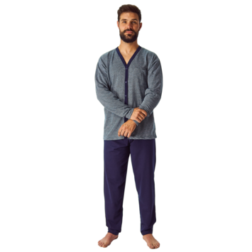 Pijama verano abierto DORMEN Azul