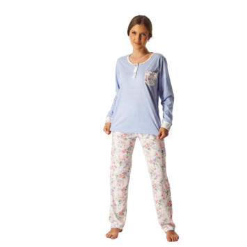 Pijama verano tapeta LENISS Azul claro