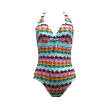 Bañador mujer crochet multiposiciones DOCOR Verde agua