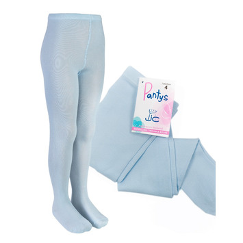 Leotardo panty niña liso invierno algodón JC Blanco