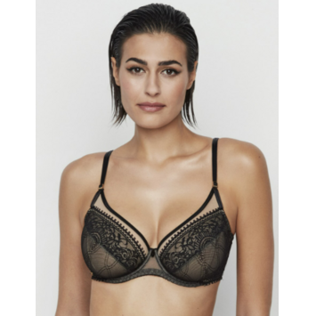 Sujetador mujer capacidad aro encajes SELMARK Negro