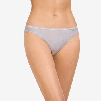 Bikini mujer algodón puntitos AVET Lila