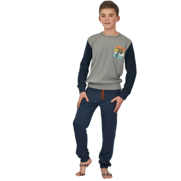 Pijama niño bicis SÓNIA Gris