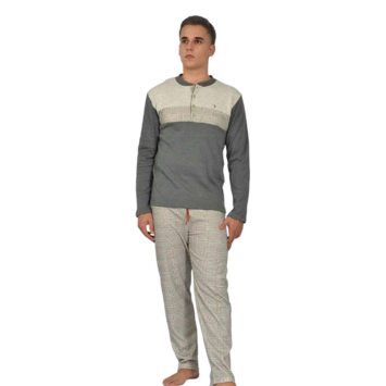 Pijama hombre tapeta SÓNIA Gris