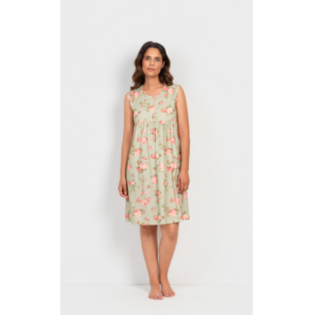 Camisola mujer algodón manga corta FIGFORT Verde