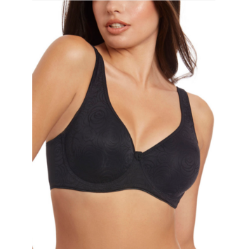 Sujetador TERESA aro labrado SELENE Negro