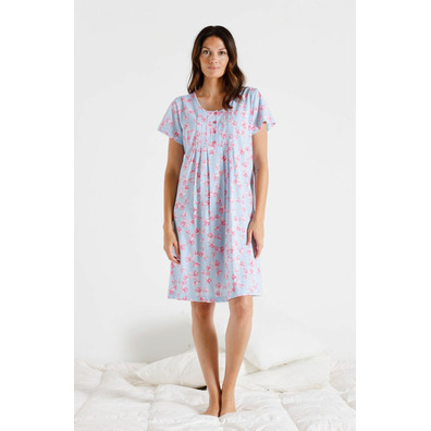 Camisola mujer manga corta BELTY Azul