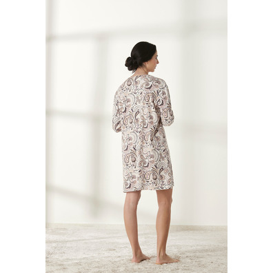 Camisola mujer manga larga algodón  BELTY Beige