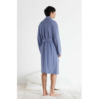 Bata hombre fina cruzar BELTY Azul