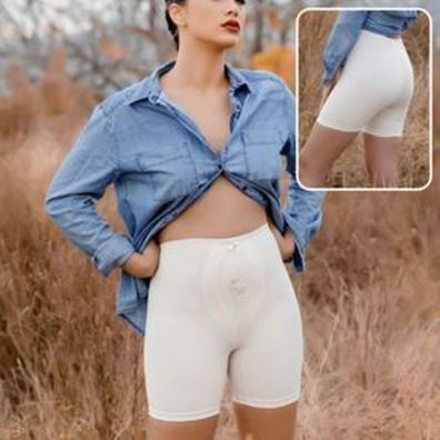 Faja mujer con pierna BEL SILUET Alabaster
