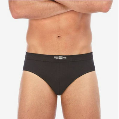 Slip hombre algodón liso cerrado SET Gris